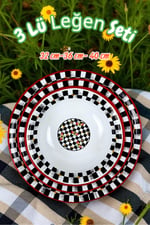 32 Cm-36 Cm-40 Cm 3 Lü Emaye Leğen Çırpma Ve Karıştırma Kabı, Hamur Leğeni,Meyvelik, Çeyiz, Hediye,