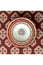 32 Cm-36 Cm-40 Cm 3 Lü Emaye Leğen Çırpma Ve Karıştırma Kabı, Hamur Leğeni,Meyvelik, Çeyiz, Hediye,