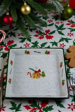 34x37 No Emaye Fırın Tepsi Dikdörtgen Tepsi 37 Cm