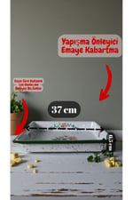 34x37 No Emaye Fırın Tepsi Dikdörtgen Tepsi 37 Cm