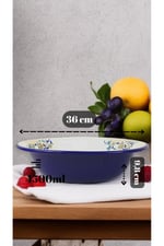 36 Cm 4,5 Litre Emaye Leğen Çırpma ve Karıştırma Kabı, Hamur Leğeni. Meyvelik. Çeyiz. Büyük Kase