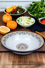 36 Cm 4,5 Litre Emaye Leğen Çırpma ve Karıştırma Kabı, Hamur Leğeni. Meyvelik. Çeyiz.  Büyük Kase