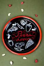 36 No Pizza Tabağı Tepsisi Supla Pasta Tabağı Servis Tabağı Fırın Tepsisi 36cm