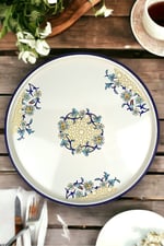 36 No Sunum Servis Tabağı Tepsisi Supla Pasta Tabağı Servis Tabağı Çeyiz Hediye ~ 36cm