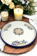 36 No Sunum Servis Tabağı Tepsisi Supla Pasta Tabağı Servis Tabağı Çeyiz Hediye ~ 36cm