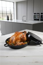 36,5 cm Emaye Midye Tencere, Servis, Yemek, Kamp, Piknik, Çeyiz, 9500 ml