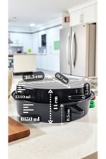 36,5 cm Emaye Midye Tencere, Servis, Yemek, Kamp, Piknik, Çeyiz, 9500 ml