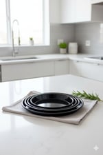 4 Parça30-34-38-42 No Emaye Fırın Tepsi Yuvarlak Tepsi ~30 cm~34 Cm~38 cm~41cm