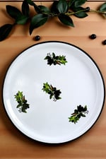 60 No Emaye Sini Sofra, Yemek Sunum Tepsi, Yer Sofrası Çinko ~58 Cm