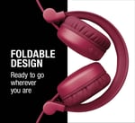 Code Core Kulak Üstü Kablosuz Bluetooth Kulaklık Yaban Kırmızı