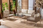 Duma Bahçe Takımı | Cappuccino ip | Polyester | Formood