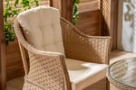 Mihenk Rattan Bahçe Mobilyası | 3'lü Takım | Cappuccino | Formood