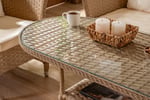 Mihenk Rattan Bahçe Mobilyası | 3'lü Takım | Cappuccino | Formood