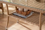 Mihenk Rattan Bahçe Mobilyası | 3'lü Takım | Cappuccino | Formood