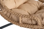 Rest Rattan Bahçe Salıncağı | Tek Kişilik | Cappuccino | Formood