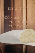 2 Adet %100 Doğal El Dikişi 50x70 Organik Yün Yastık