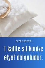 6 Adet Nonwoven Yıkanabilir Silikon Elyaf Yastık Antialerjik Ev Ve Otel Yastığı 50x70cm 700 gr