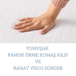 Lastikli Ortopedik V Yatak Koruyucu Yatak Pedi Tüm Ölçüler