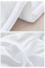 Microfiber Yorgan Yastık Seti 1 Mevsimlik Microfiber Çift Kişilik Yorgan + 2 Adet Silikon Yastık