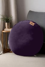 Yumuşak Kadife  70x70 Yuvarlak Yer Minderi Kalorifer Önü Minder Peluş Minder
