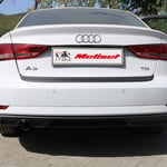 Audi A3 Sedan Mat Siyah Arka Tampon Eşiği 2016-2020 Yılı ve Arasına Uyumludur