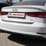 Audi A3 Sedan Mat Siyah Arka Tampon Eşiği 2016-2020 Yılı ve Arasına Uyumludur
