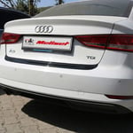 Audi A3 Sedan Parlak Siyah Arka Tampon Eşiği 2016-2020 Yılı ve Arasına Uyumludur