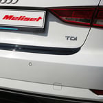 Audi A3 Sedan Parlak Siyah Arka Tampon Eşiği 2016-2020 Yılı ve Arasına Uyumludur