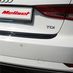 Audi A3 Sedan Parlak Siyah Arka Tampon Eşiği 2016-2020 Yılı ve Arasına Uyumludur