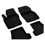 autoaccessories Ford Focus 3.5 Makyajlı Sedan ile Uyumlu 4D Havuzlu Kauçuk Paspas 2015 2019