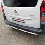 Citroen Berlingo Mat Siyah Arka Tampon Eşiği 2019 Yılı ve Sonrasına Uyumludur