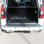 Citroen Berlingo Mat Siyah Arka Tampon Eşiği 2008-2018 Yılı ve Arasına Uyumludur