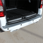 Citroen Berlingo Mat Siyah Arka Tampon Eşiği 2008-2018 Yılı ve Arasına Uyumludur