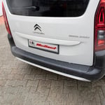 Citroen Berlingo Mat Siyah Arka Tampon Eşiği 2019 Yılı ve Sonrasına Uyumludur
