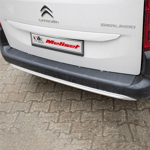 Citroen Berlingo Mat Siyah Arka Tampon Eşiği 2019 Yılı ve Sonrasına Uyumludur
