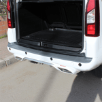 Citroen Berlingo Mat Siyah Arka Tampon Eşiği 2008-2018 Yılı ve Arasına Uyumludur