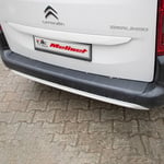 Citroen Berlingo Mat Siyah Arka Tampon Eşiği 2019 Yılı ve Sonrasına Uyumludur