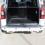 Citroen Berlingo Mat Siyah Arka Tampon Eşiği 2008-2018 Yılı ve Arasına Uyumludur