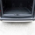 Citroen Berlingo Mat Siyah Arka Tampon Eşiği 2019 Yılı ve Sonrasına Uyumludur