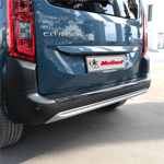 Citroen Berlingo Parlak Siyah Arka Tampon Eşiği 2019 Yılı ve Sonrasına Uyumludur