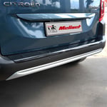 Citroen Berlingo Parlak Siyah Arka Tampon Eşiği 2019 Yılı ve Sonrasına Uyumludur