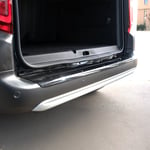 Citroen Berlingo Parlak Siyah Arka Tampon Eşiği 2019 Yılı ve Sonrasına Uyumludur