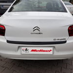 Citroen C-Elysee Mat Siyah Arka Tampon Eşiği 2012 Yılı ve Sonrasına Uyumludur
