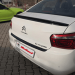 Citroen C-Elysee Parlak Siyah Arka Tampon Eşiği 2012 Yılı ve Sonrasına Uyumludur