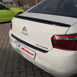 Citroen C-Elysee Parlak Siyah Arka Tampon Eşiği 2012 Yılı ve Sonrasına Uyumludur