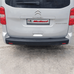 Citroen Jumpy Spacetourer Mat Siyah Arka Tampon Eşiği 2017 Yılı ve Sonrasına Uyumludur