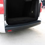 Citroen Jumpy Spacetourer Mat Siyah Arka Tampon Eşiği 2017 Yılı ve Sonrasına Uyumludur