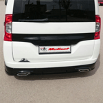 Citroen Nemo Çift Egsoz Arka Karlık 2008 Sonrasına Uyumludur