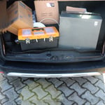 Dacia Dokker Mat Siyah Arka Tampon Eşiği 2012-2021 Yılı ve Arasına Uyumludur