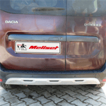 Dacia Dokker Mat Siyah Arka Tampon Eşiği 2012-2021 Yılı ve Arasına Uyumludur